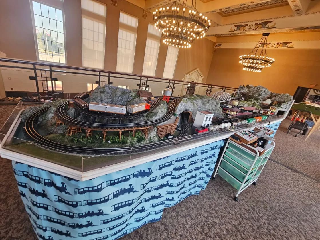 Operating layouts on display