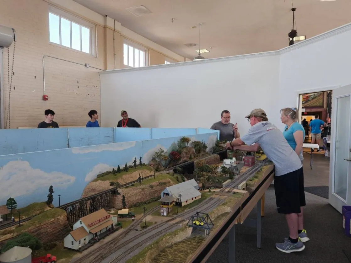 Detailed scene on the layout